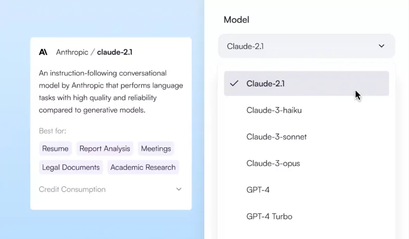 Image: AI Model Info Card - Feature